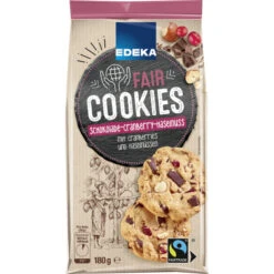 Cookies Zartbitter Cranberry Hazelnut 180G