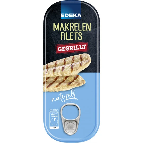 Makrelenfilets Gegrillt Naturell 120G 1 Makrelenfilets Gegrillt Naturell 120G